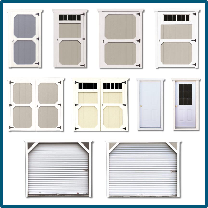 Shed door options